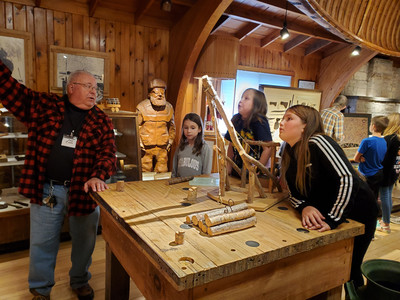 Visiting the Eagle River Historical Museum!