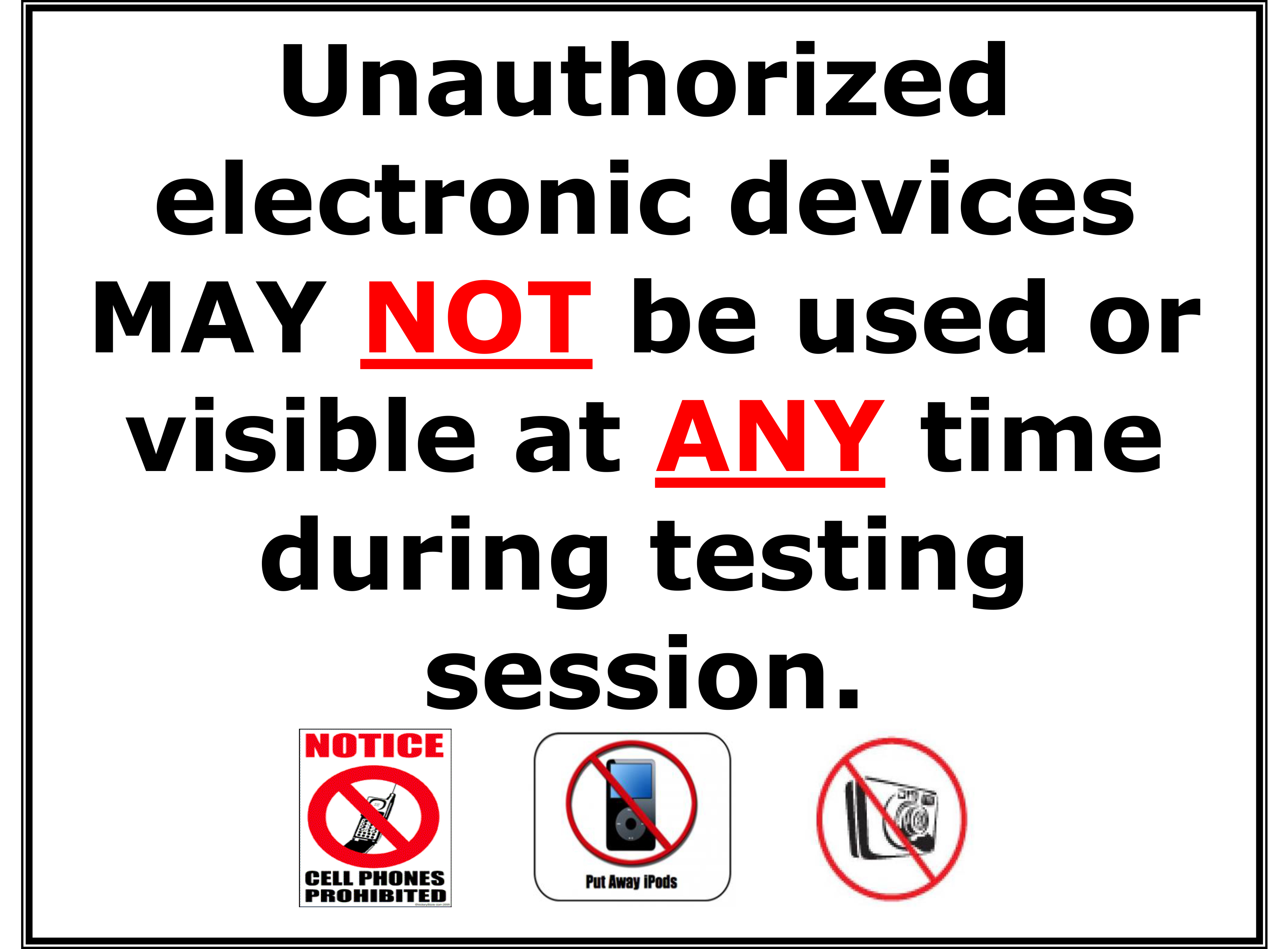 no electronics sign 2