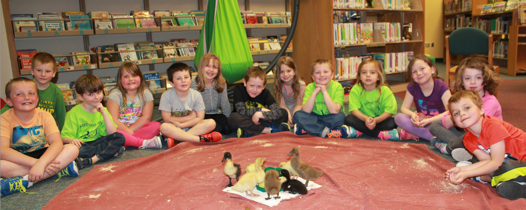 Land O'Lakes Elementary School - Ducklings and Students