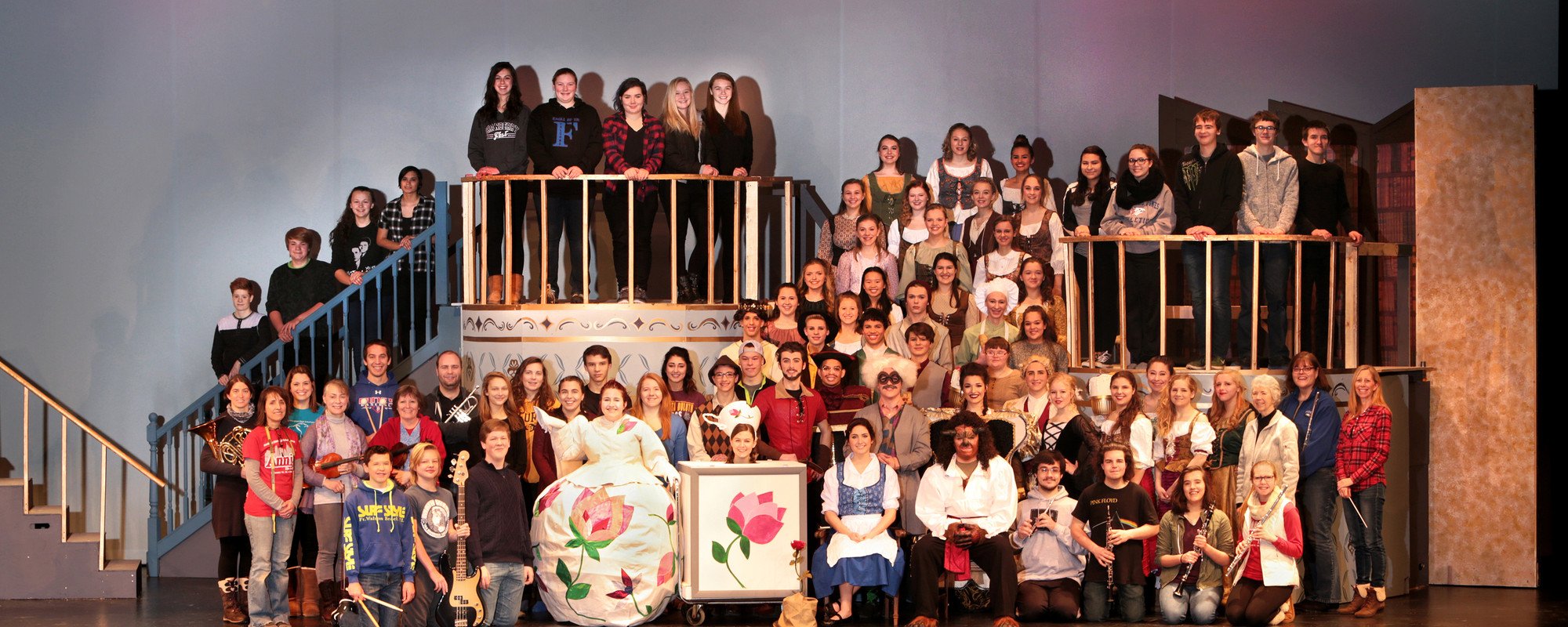 NPHS - Beauty and the Beast Cast Photo