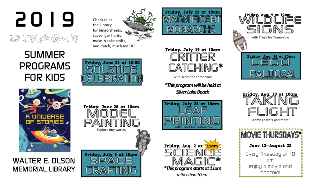 library events in summer