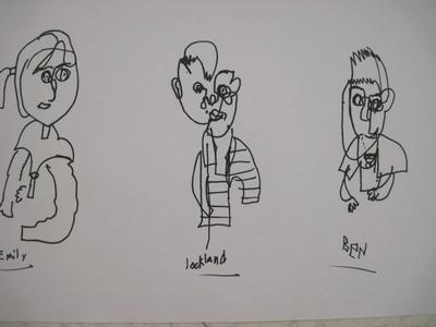 Blind Contour Line Drawing - Photo Number 1