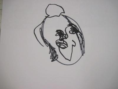 Blind Contour Line Drawing - Photo Number 4